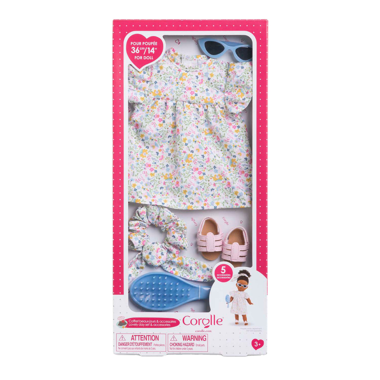 Corolle blomstersæt - tilbehør til dukker, 36cm