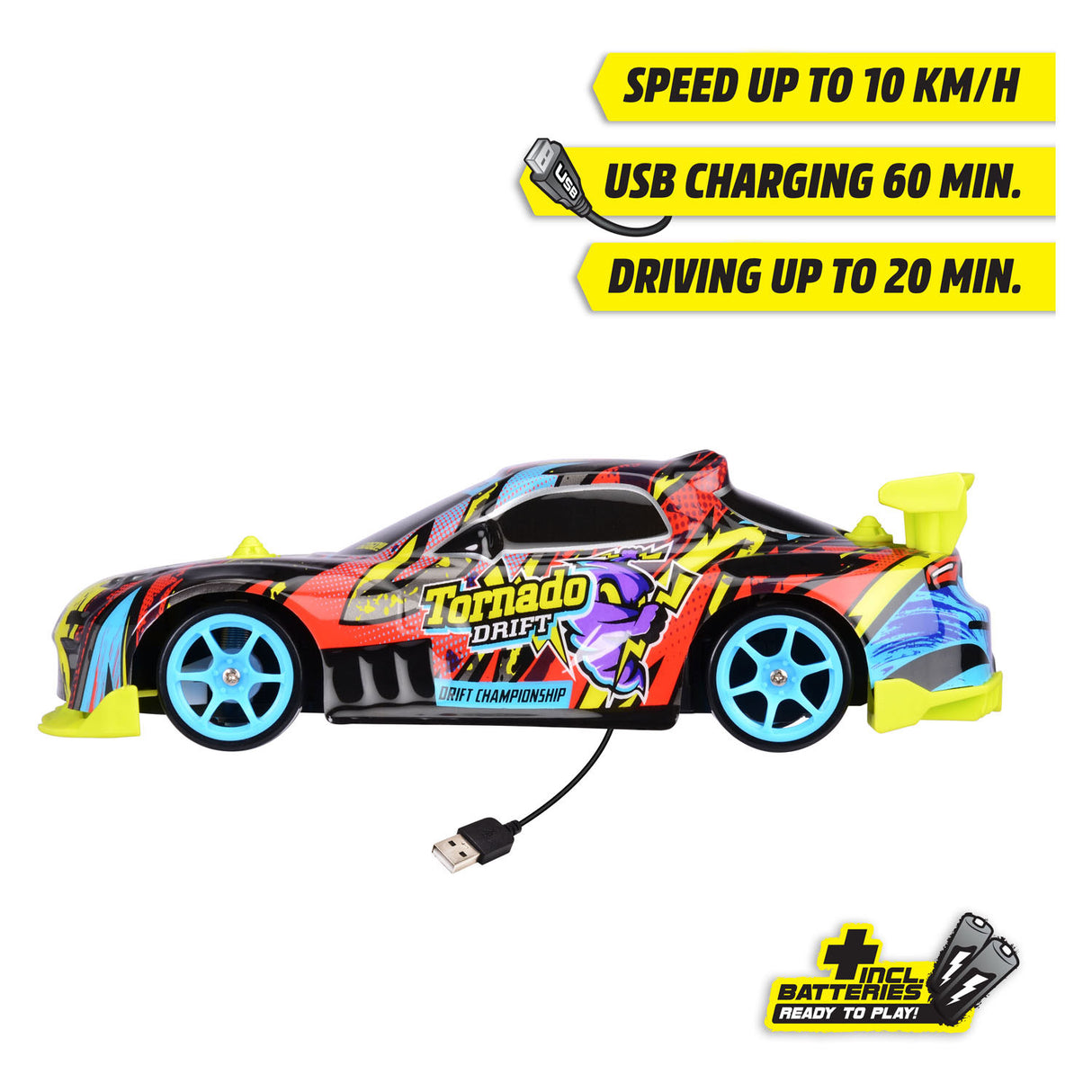 Dickie RC RC Auto Tornado Drift RTR