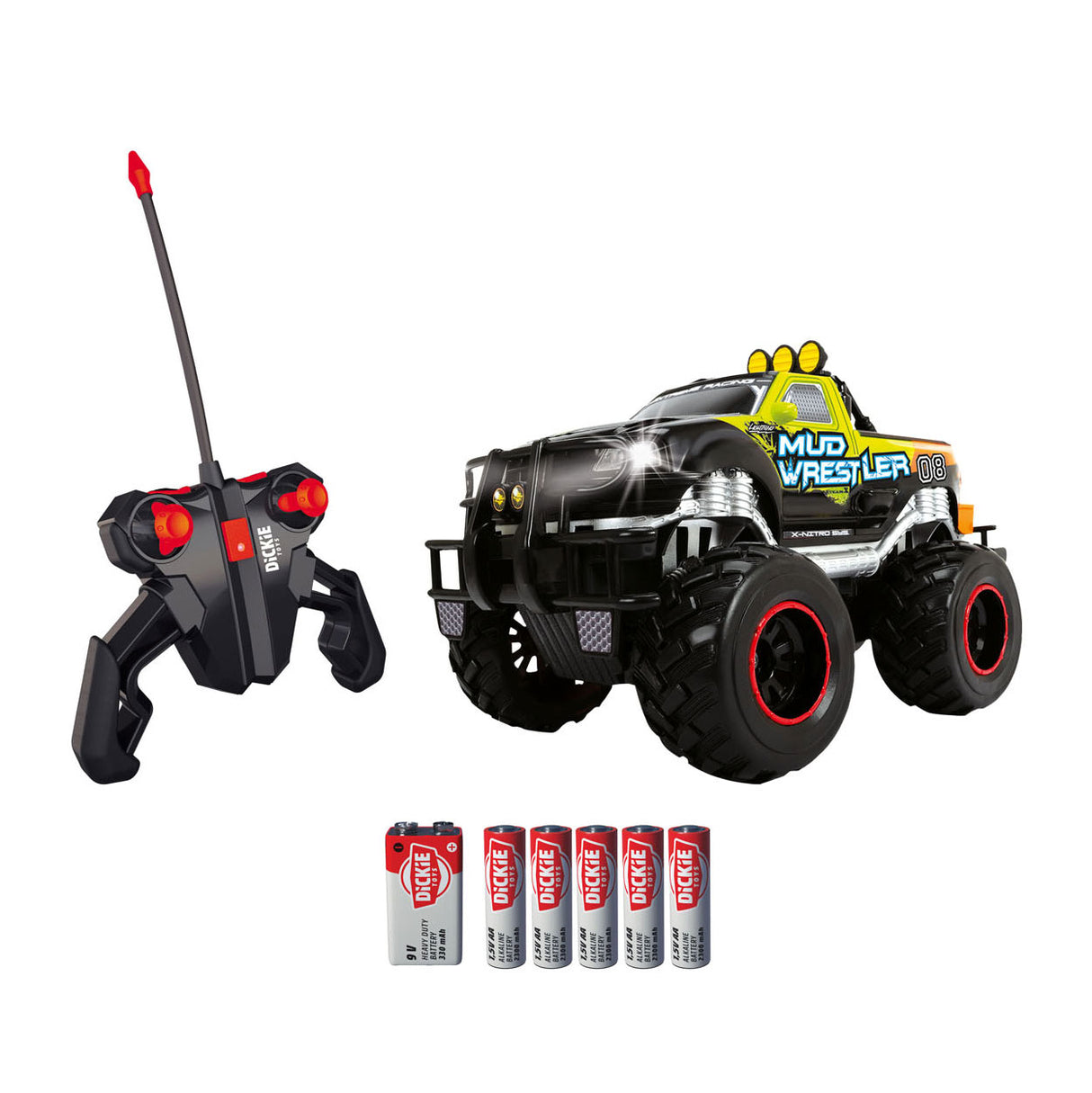 Dickie rc controlled car mud wrestler ford f150 rtr