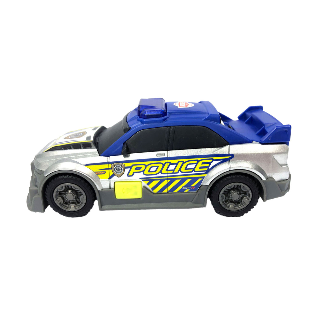 Dickie police car gray with light and sound