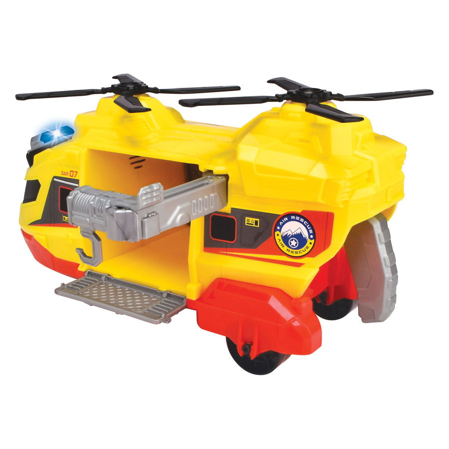 Dickie helicóptero azul con luz y sonido