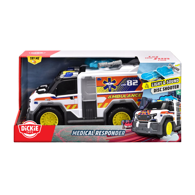 Dickie greitosios pagalbos automobilis su šviesa ir garsu