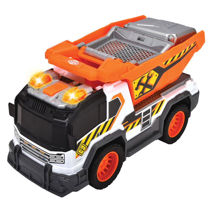 Dickie dump truck with light and sound