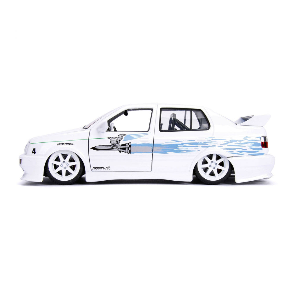 Jada juguetes jada die-cast rápido y furioso 1995 volkswagen jetta 1:24