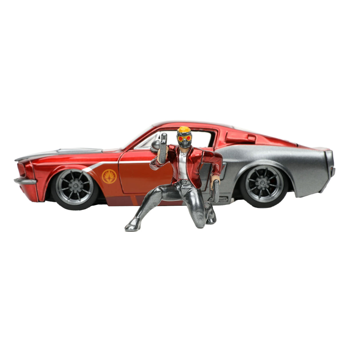 Jada Toys Jada Die Cast Marvel Star Lord 1967 Ford Mustang 1:24