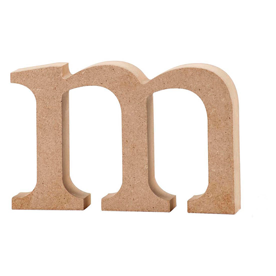 Creative company letter, m, h: 8 cm, thickness 2 cm, 1 piece