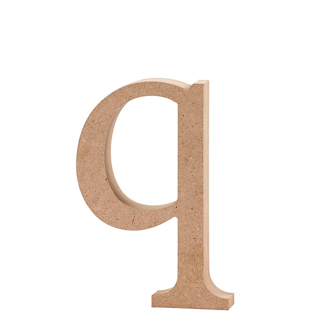 Creative company letter, q, h: 12.2 cm, thickness 2 cm, 1 piece