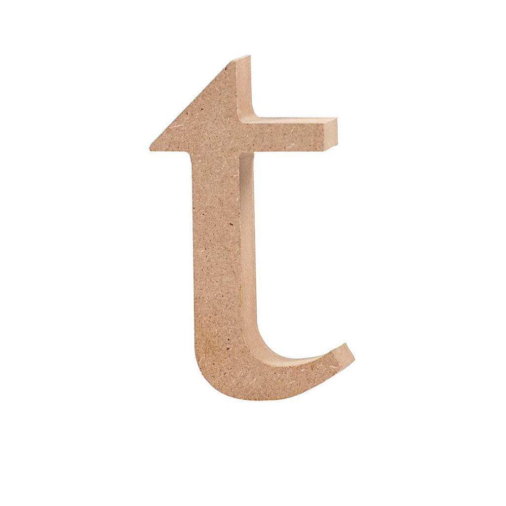 Creative company letter, t, h: 10 cm, thickness 2 cm, 1 piece