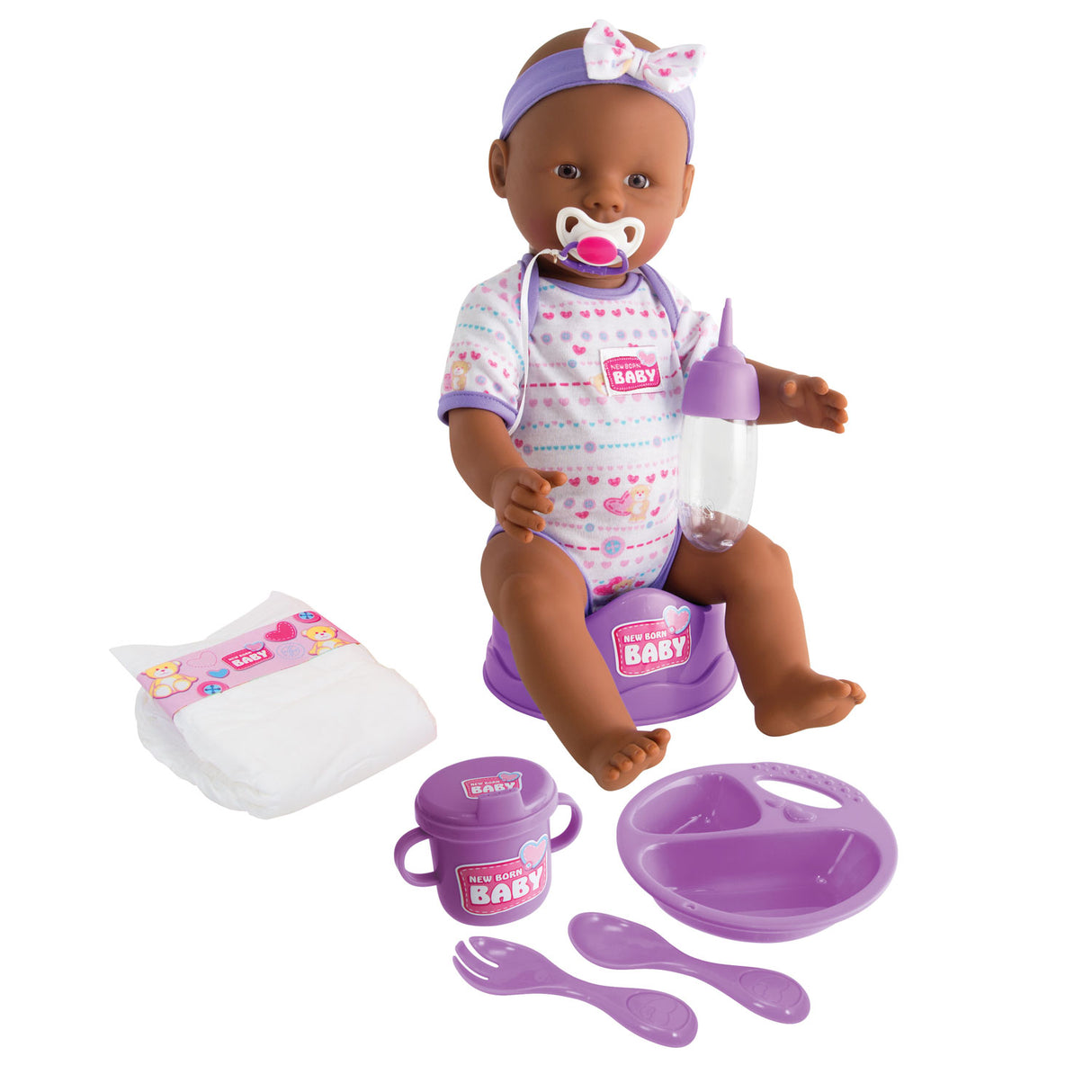 Nouveau-né pour boire et plaspop 8dlg.