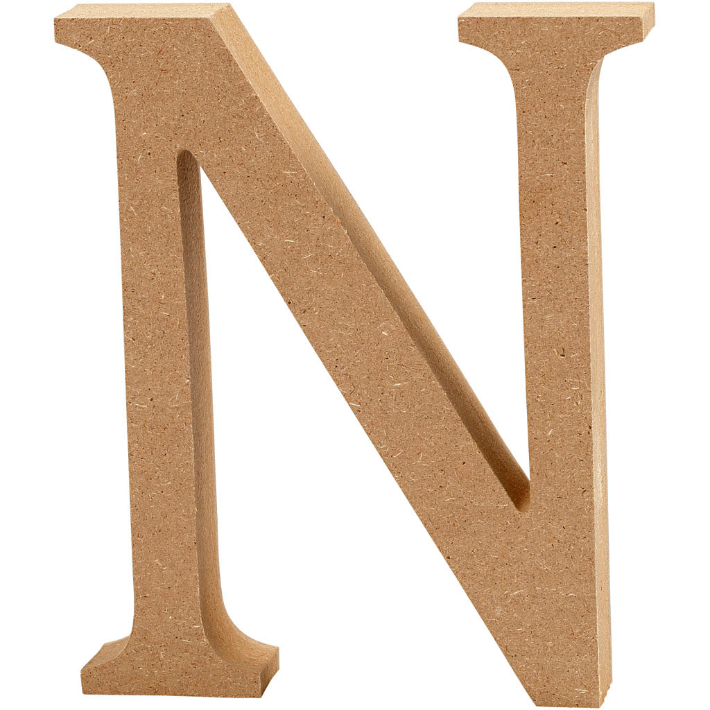 Creative Company Letter N MDF 13CM, 1 °.