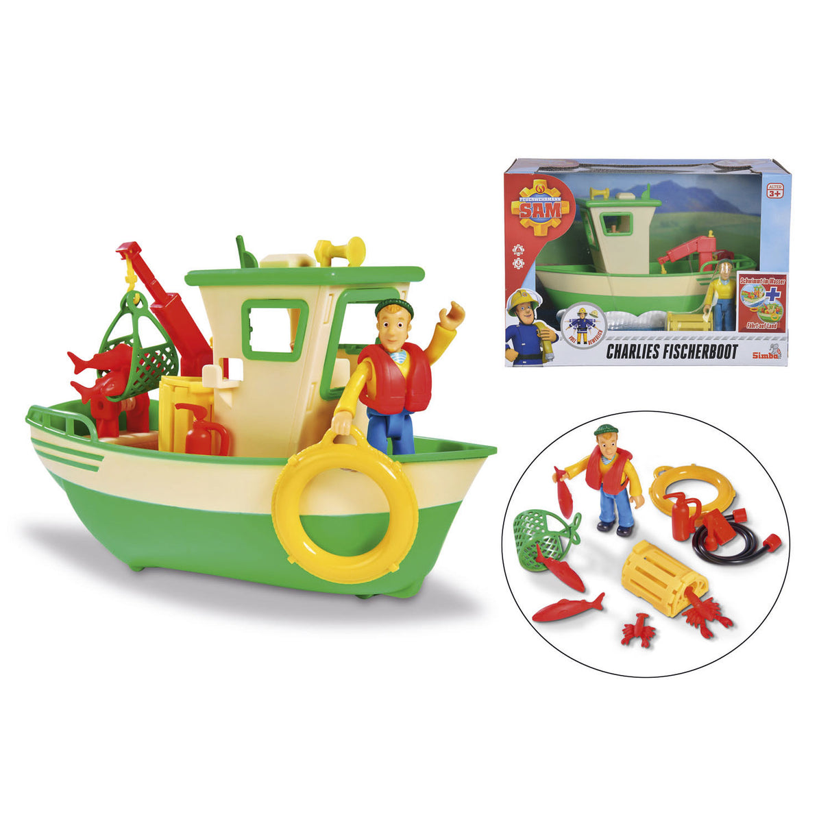 Fireman Sam Charlie's Fishing Boat