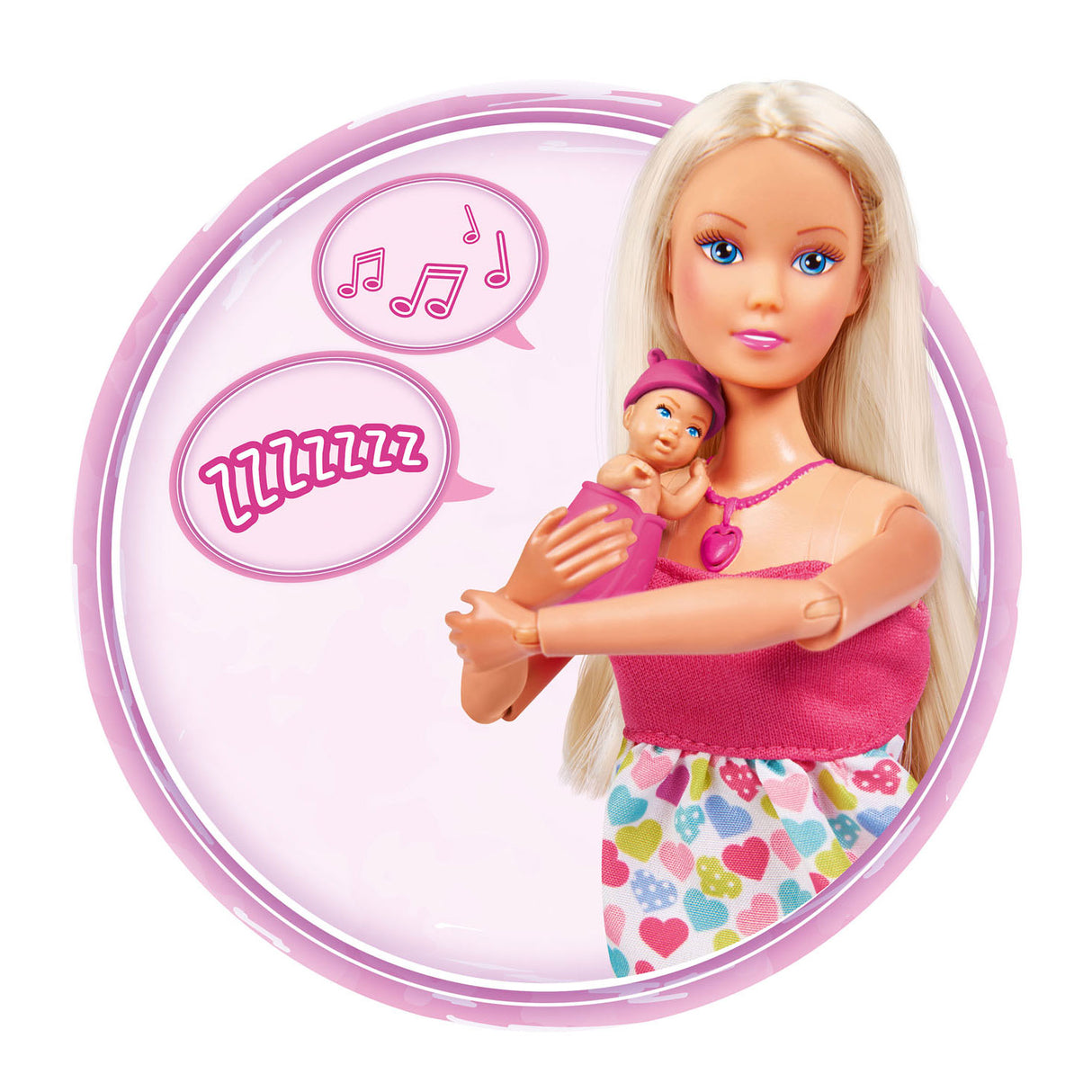 Steffi Love with Baby