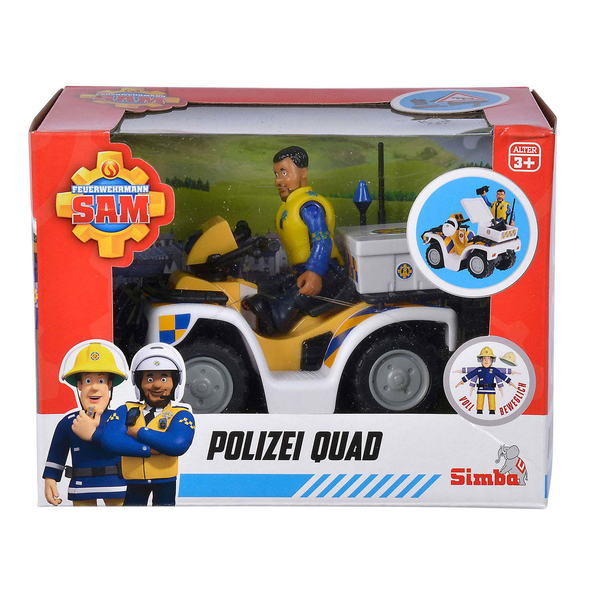 Fireman Simba Sam Police Quad