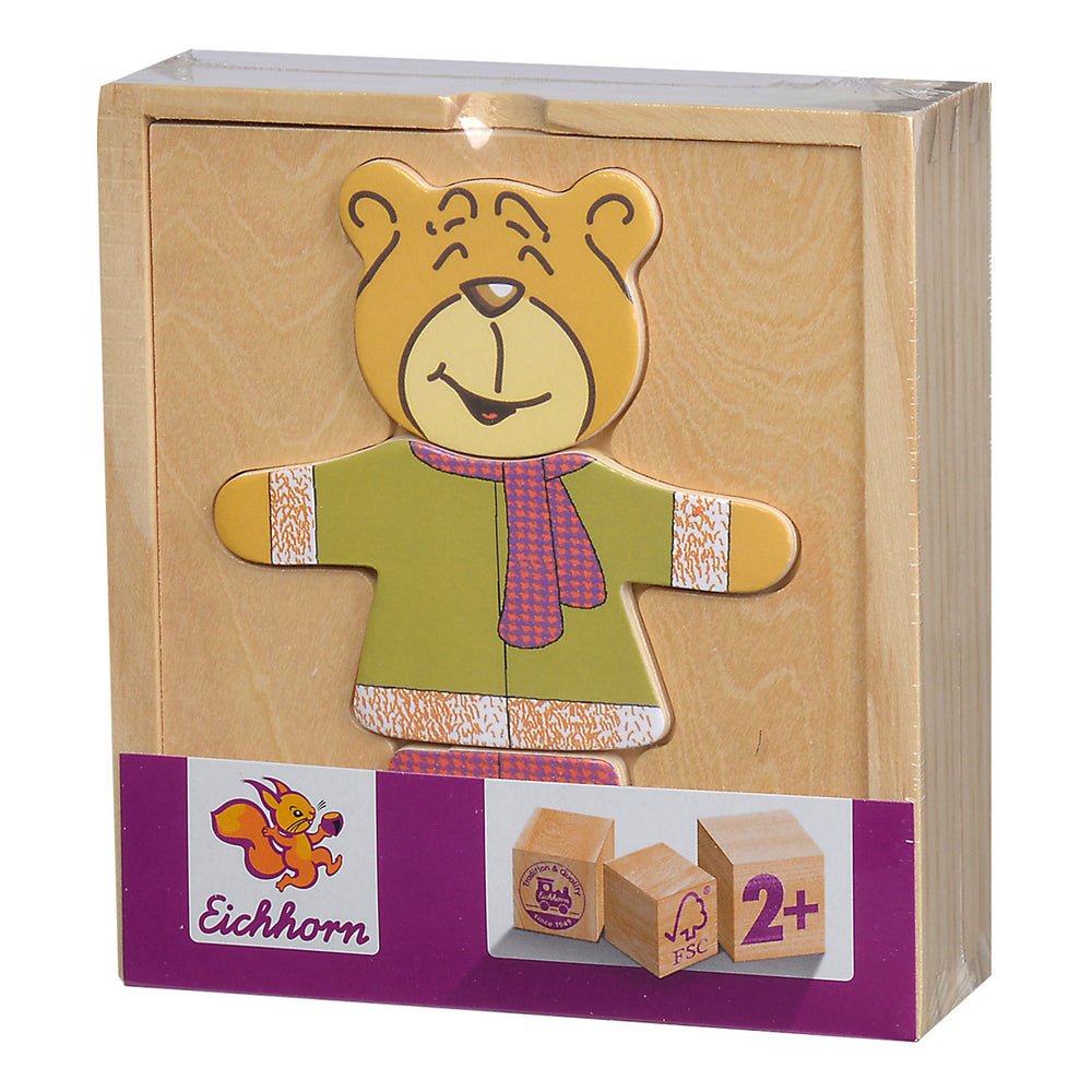 Eichhorn Wooden Puzzle Bear 20 peças