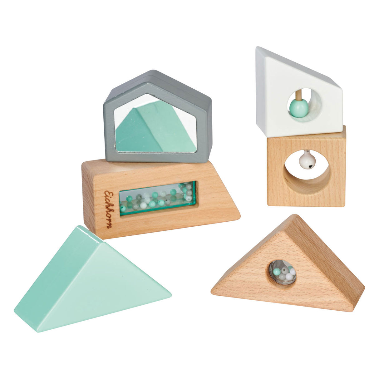 Eichhorn vauva puhdas puiset rakennuspalikat äänellä