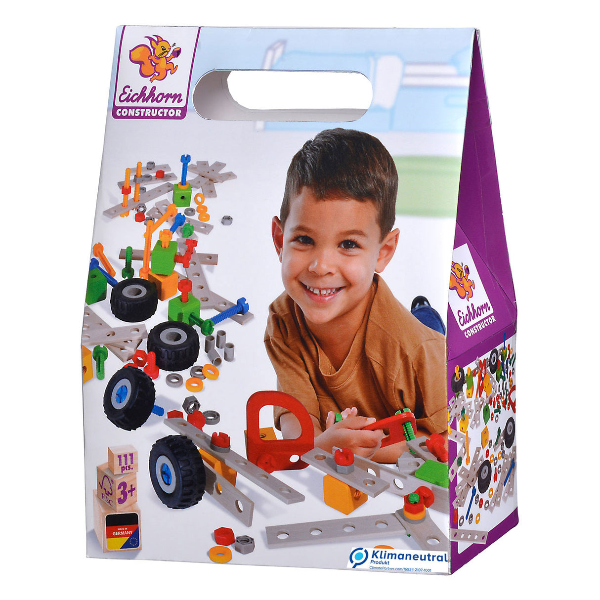 Eichhorn Constructor tilbehør, 111dlg.