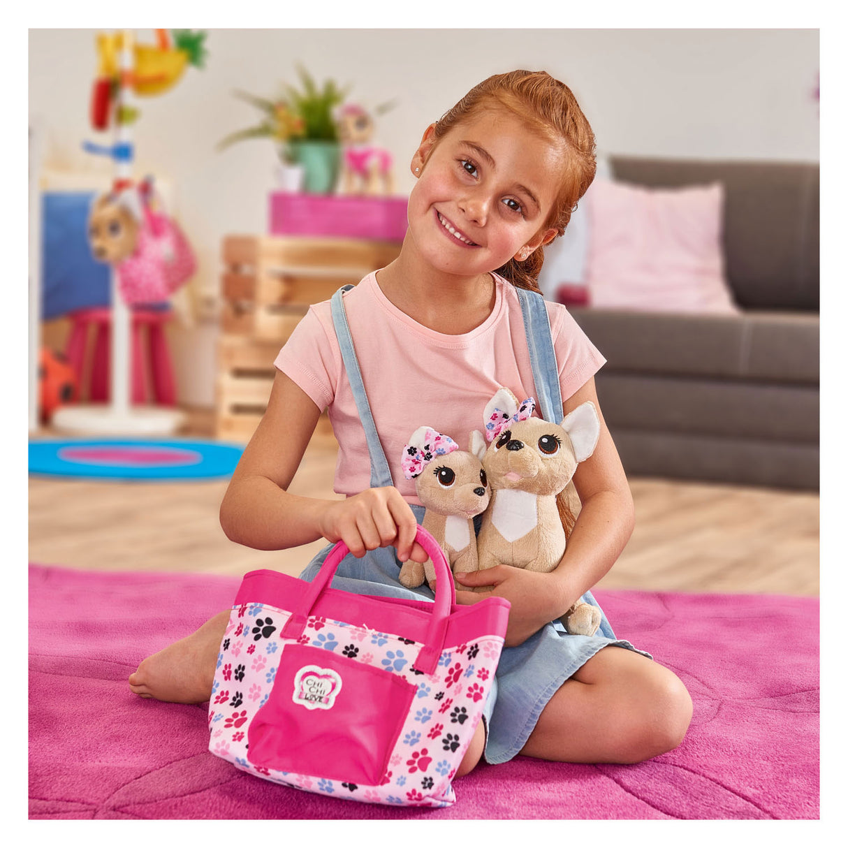 Is breá le simba chi chi madra barróg sona teaghlaigh sona i mála