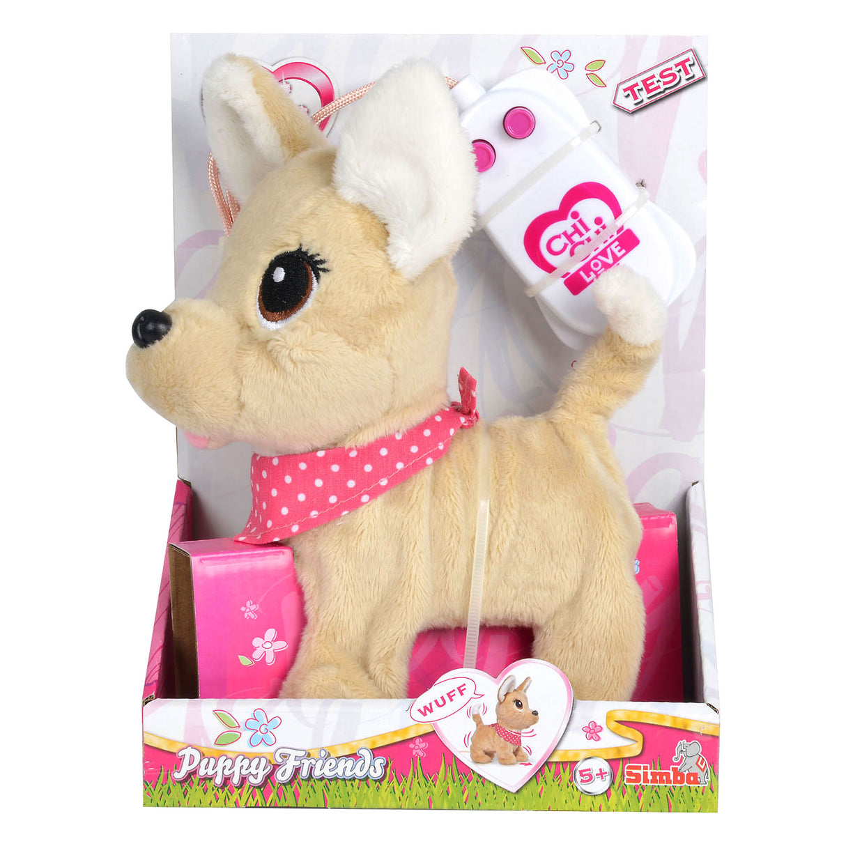 SIMBA CHI CHI Love Cuppy Friends Walk con telecomando