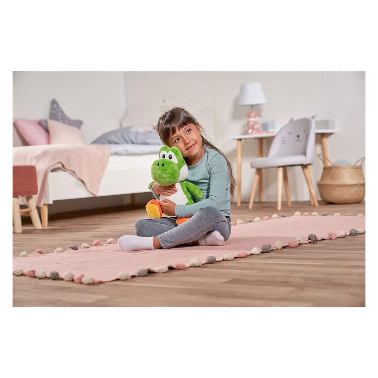 Peluche Super Mario Yoshi Cuddle, 30 cm