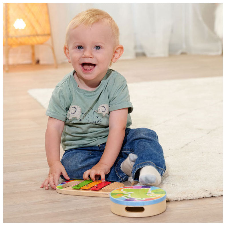 Eichhorn Wooden Drum and Xylophone Music Set 3Dlg.