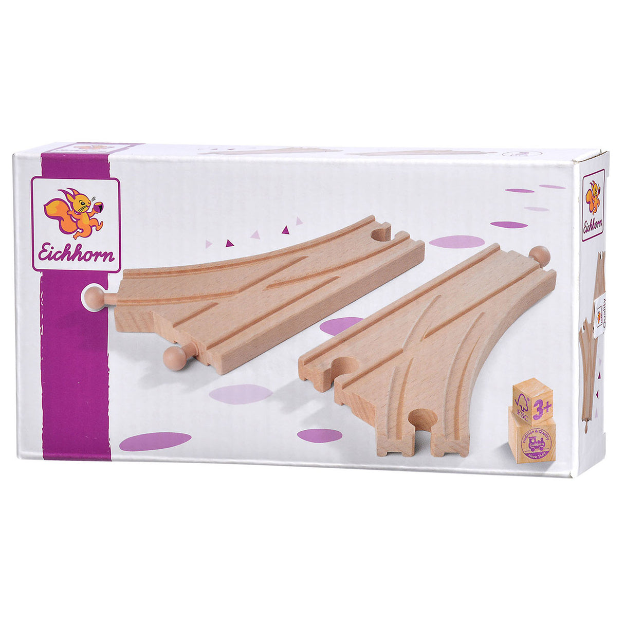 Eichhorn Train Tracks Alternating Track, 2 pcs.