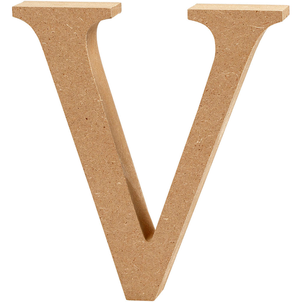 Creative Company Letter V MDF 13CM, 1 °.
