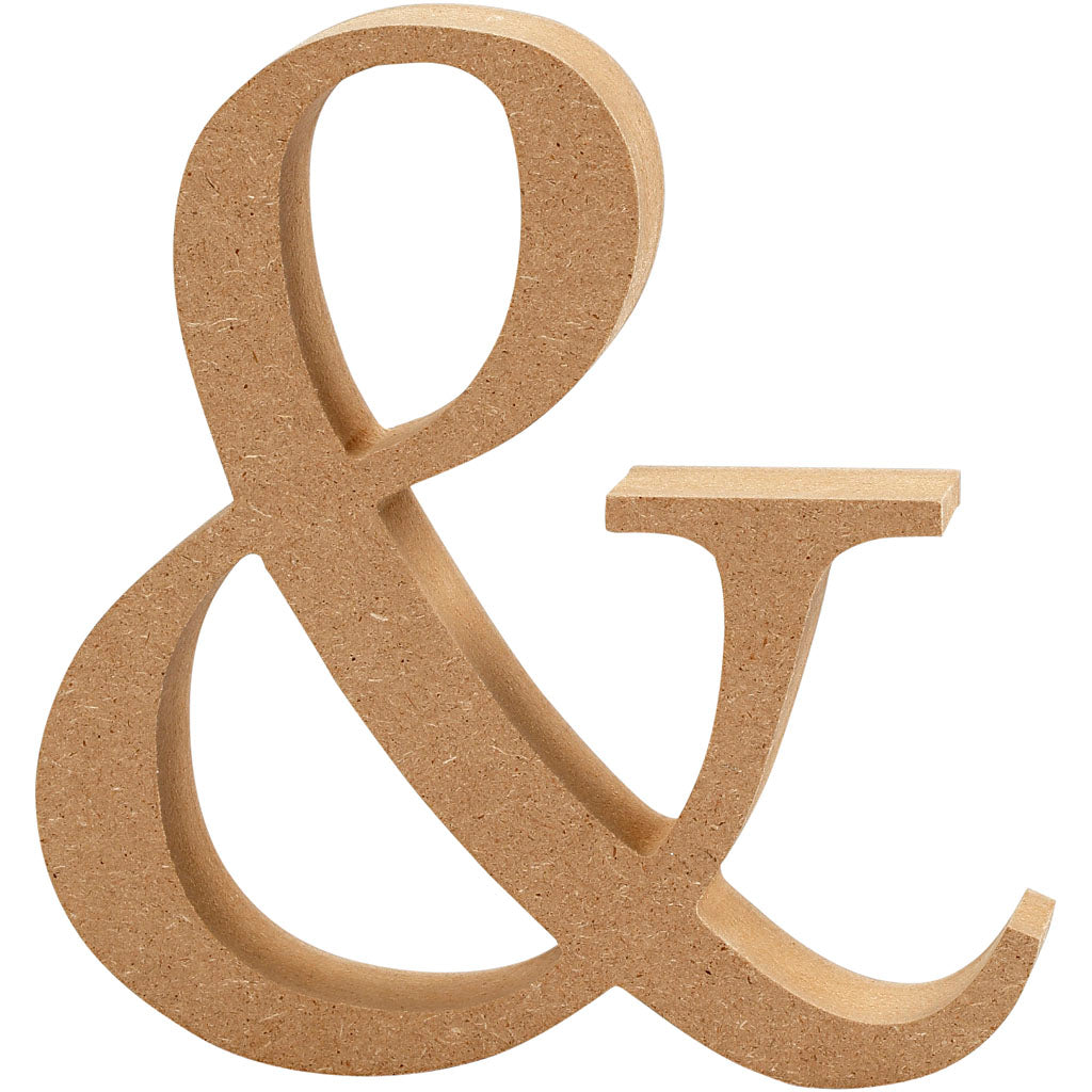 Creativ company symbol made of mdf, h: 13 cm, thickness 2 cm, 1 piece
