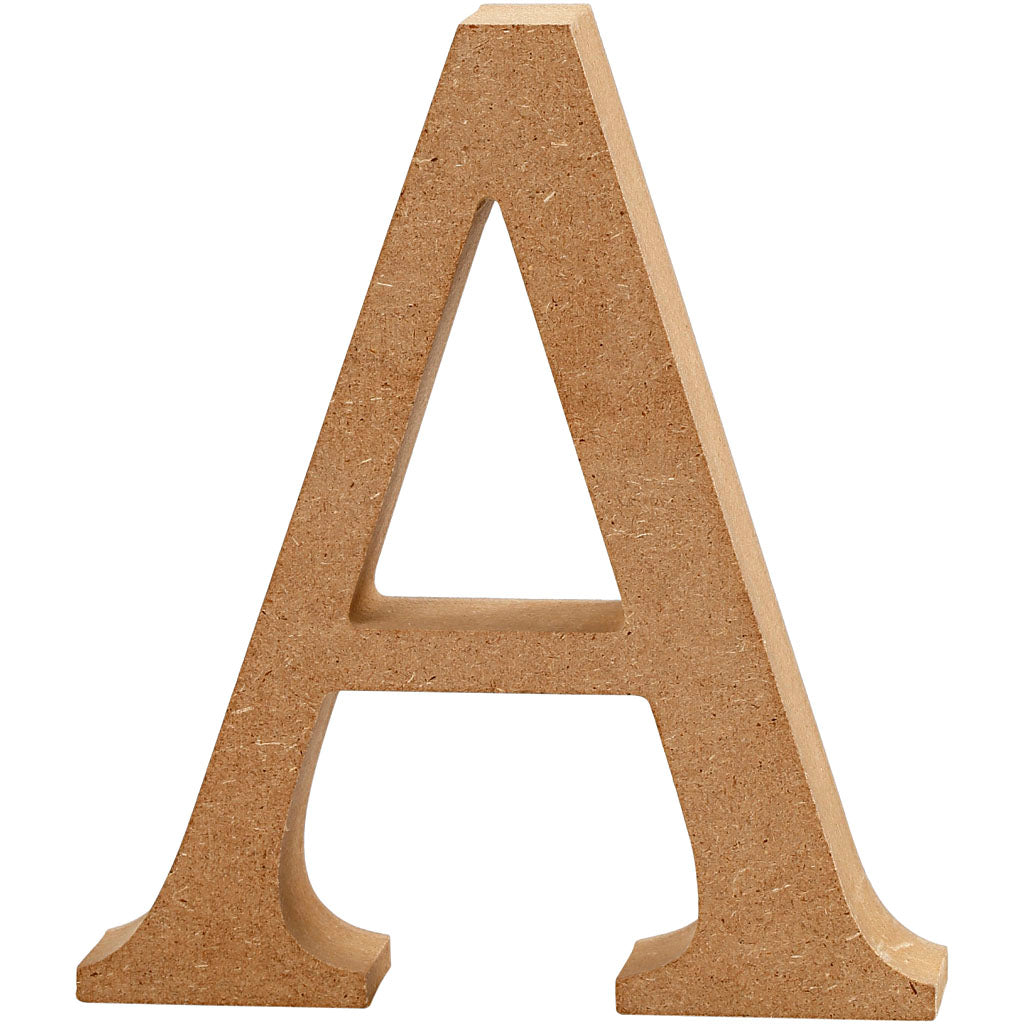 Creativ company letter, a, h: 8 cm, b: 7 cm, thickness 1.5 cm, 1 piece