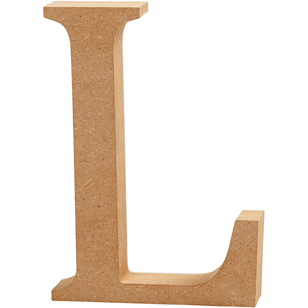 Creative company letter, l, h: 8 cm, thickness 1.5 cm, 1 piece