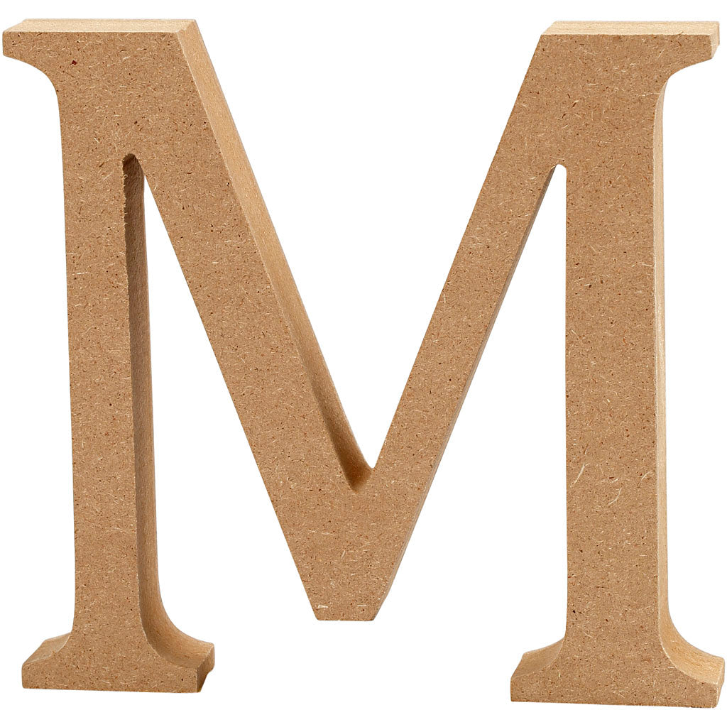 Creative company letter, m, h: 8 cm, thickness 1.5 cm, 1 piece