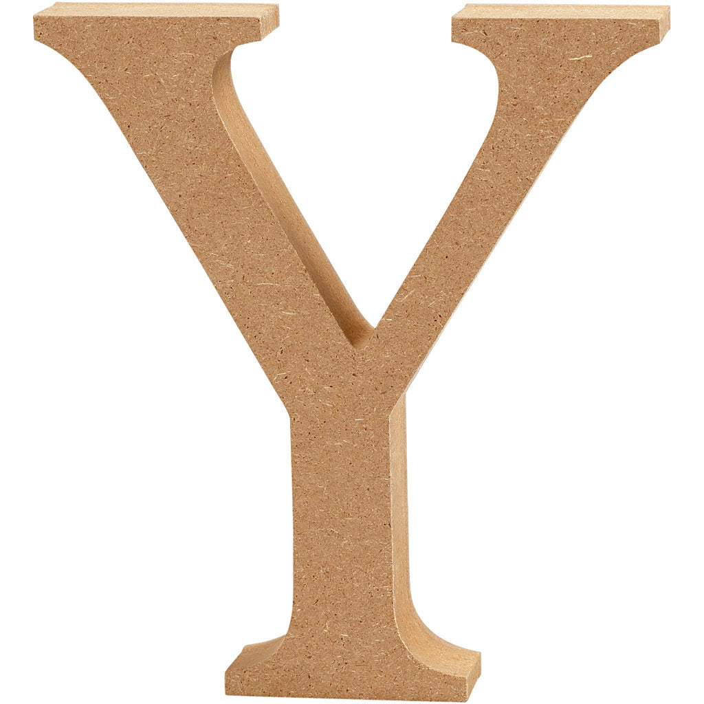 Creative company letter, y, h: 8 cm, thickness 1.5 cm, 1 piece