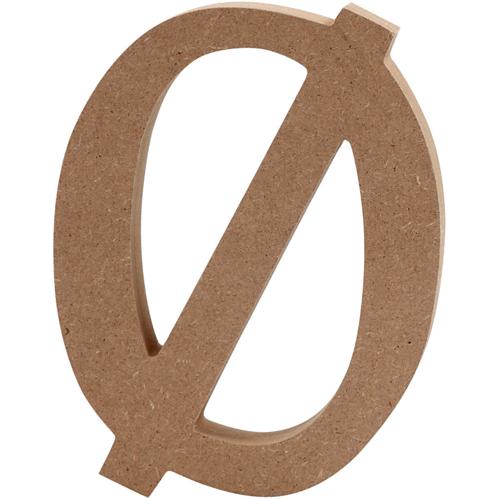 Creative company letter, ø, h: 8 cm, thickness 1.5 cm, 1 piece