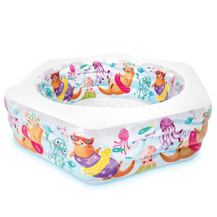 Intex oppustelig swimmingpool Happy Otter