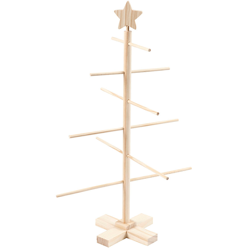 Wooden Children's Christmas Tree, 60cm