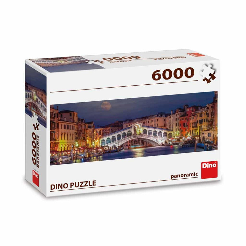 Dinotoys dino leg puzzle of the rialto bridge venice italy - 6000 pieces