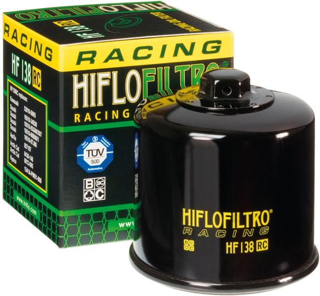 Hiflofiltro oil filter racing oil filter hiflofi.racing hf-138rc