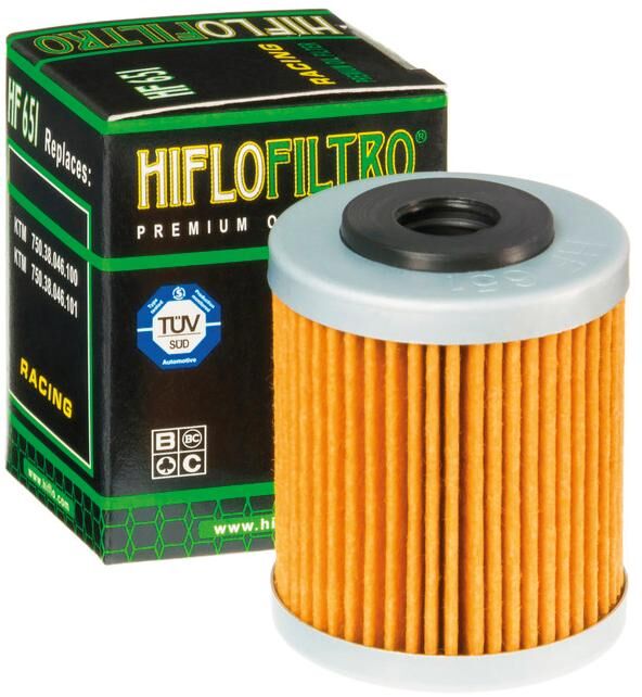 Hiflofiltro oil filter oil filter hf 651