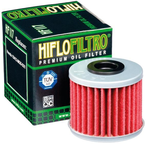Hiflofiltro oil filter oil filter hf-117
