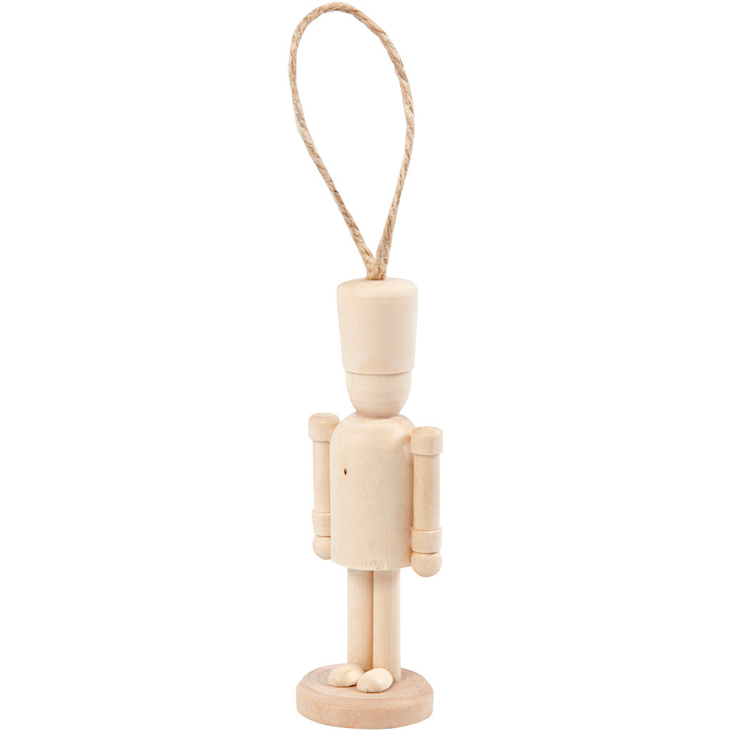 Creativ company wooden figure with hanging cord