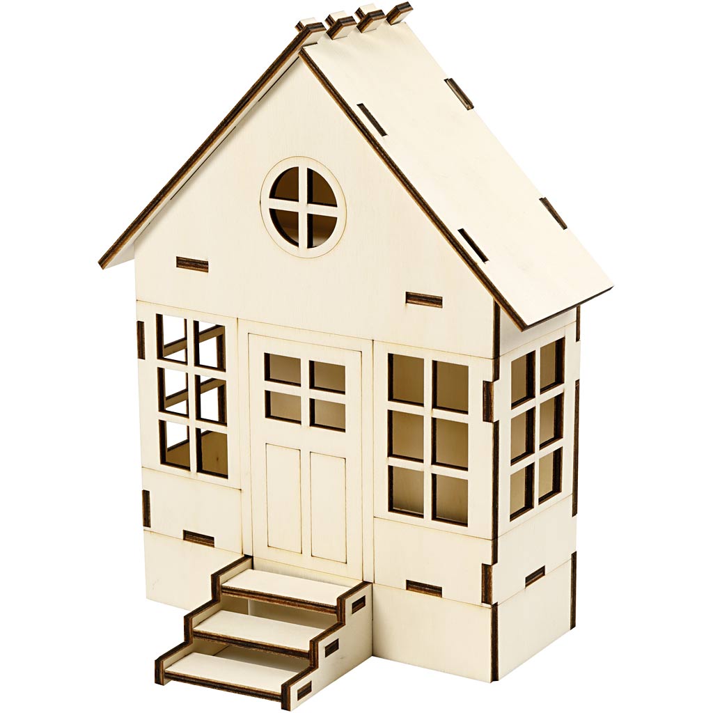 Creativ company house, h: 24 cm, d: 6(12.5) cm, w: 19 cm, 1 piece