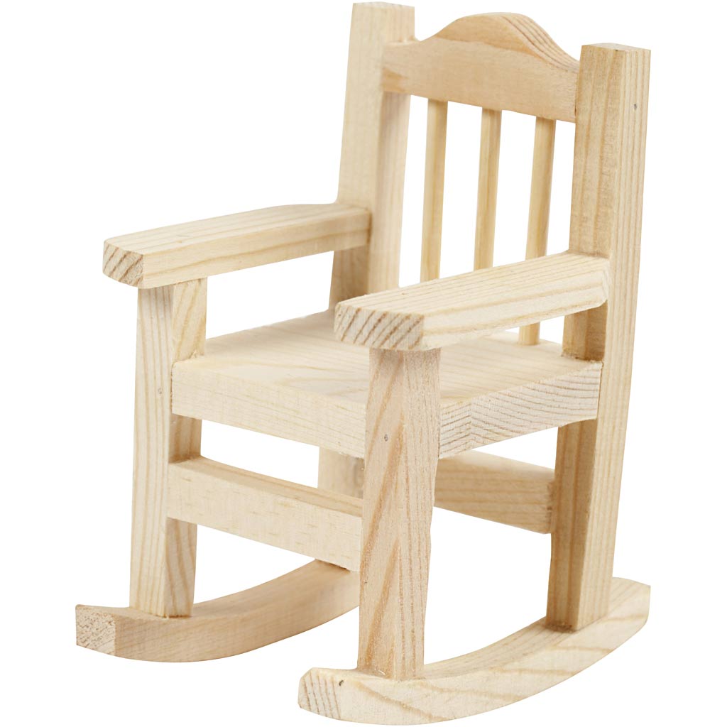 Creativ company rocking chair, h: 8.8 cm, d: 6.7 cm, w: 5.5 cm, 1 piece
