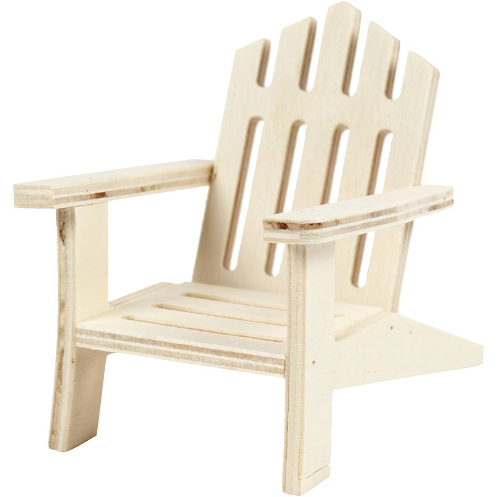 Creativ company garden chair, h: 9 cm, d: 9 cm, w: 7.5 cm, 1 piece