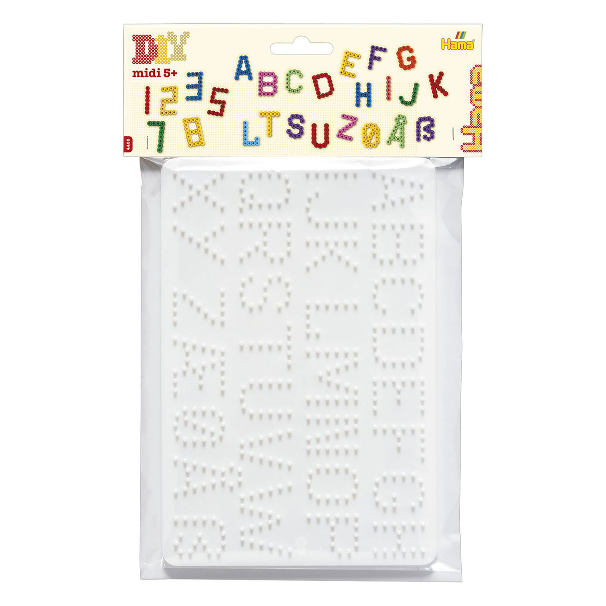 Hama ironing bead boards - letters and numbers