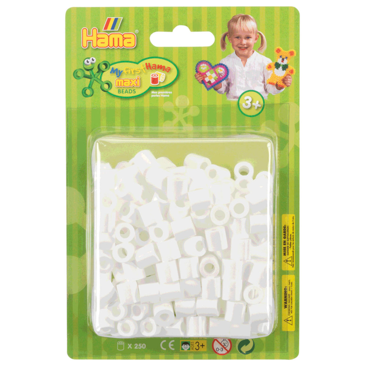 Hama Iron Beads Maxi - Blanco, 250º.