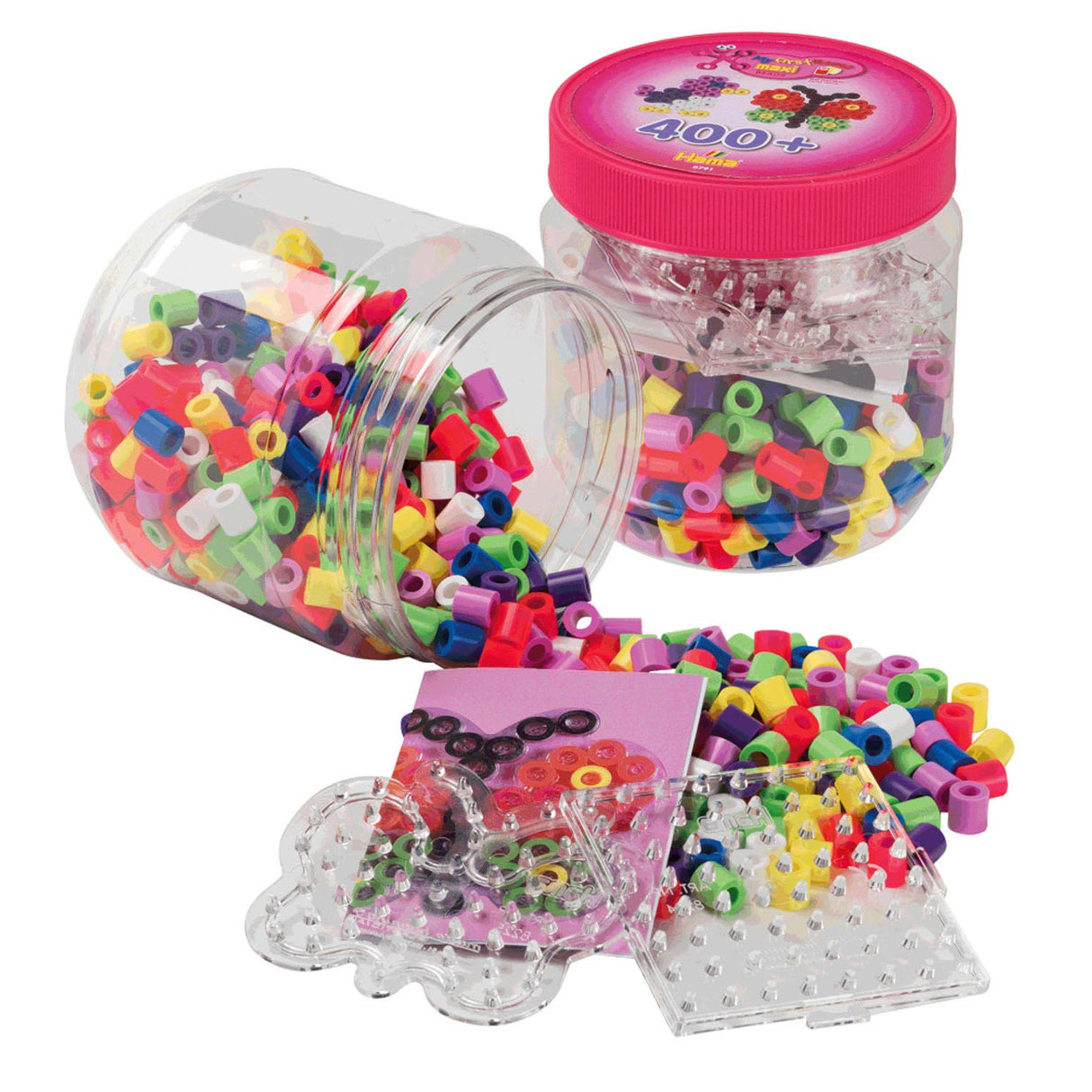 Hama ironing bead set maxi in pot, 400 pcs.
