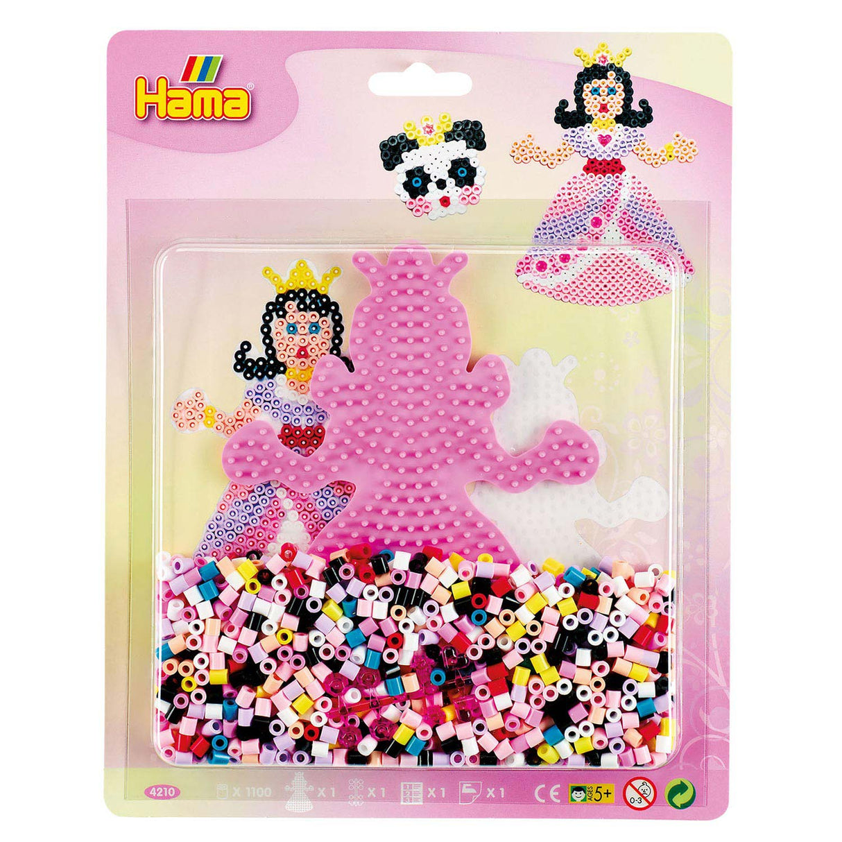 Hama String Bead Set - Princess, 1100st.