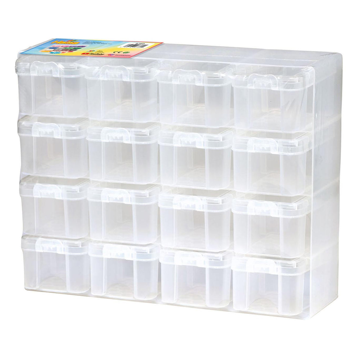 Hama ironing bead storage box set with 16 storage boxes