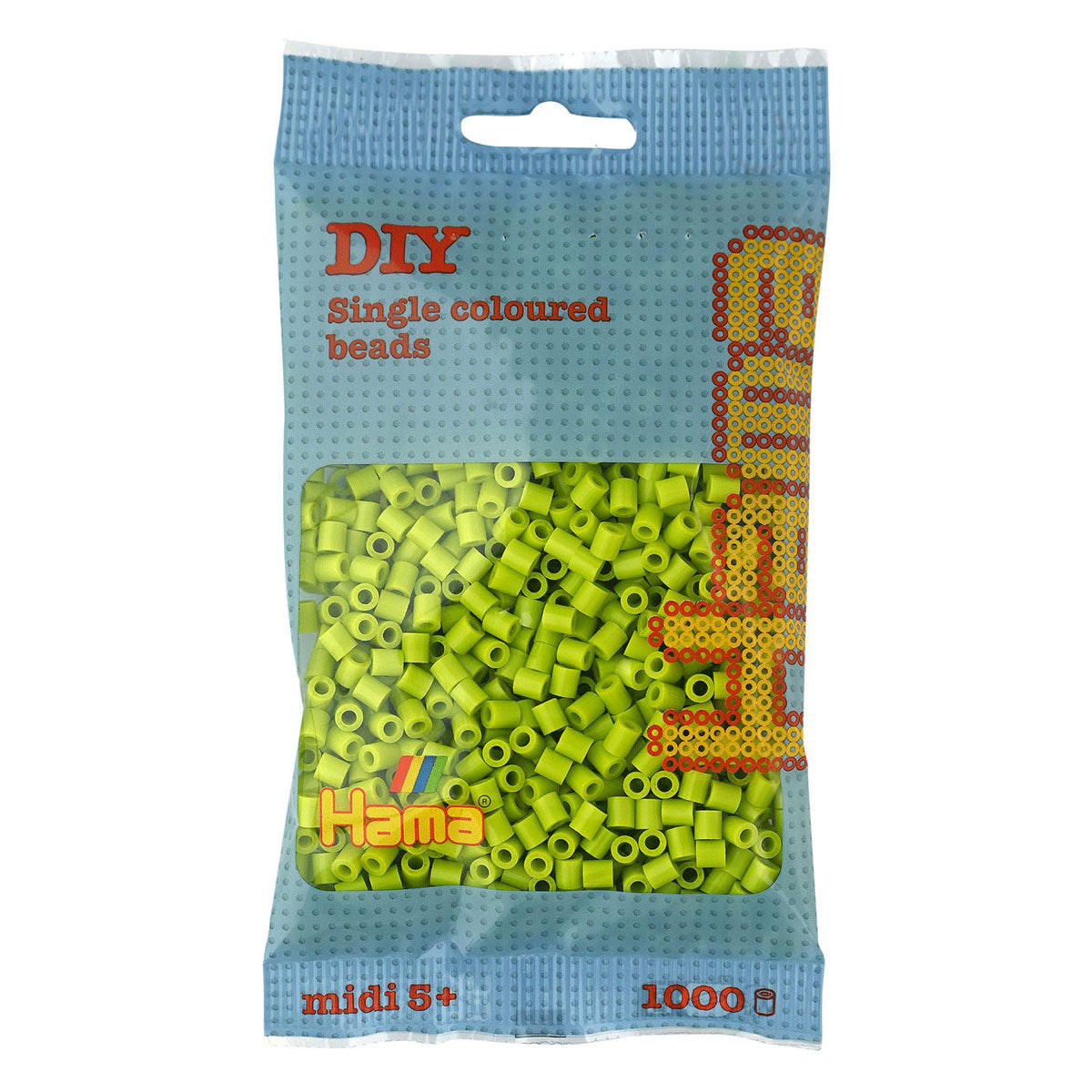 Beads de planchado de Hama - Lime (104), 1000.