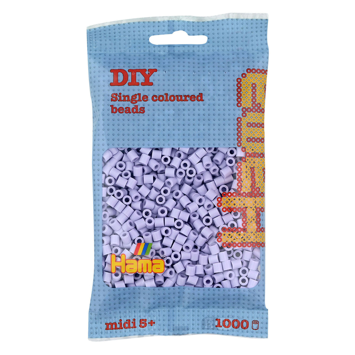 Hama ironing beads - light lavender (106), 1000 pcs.