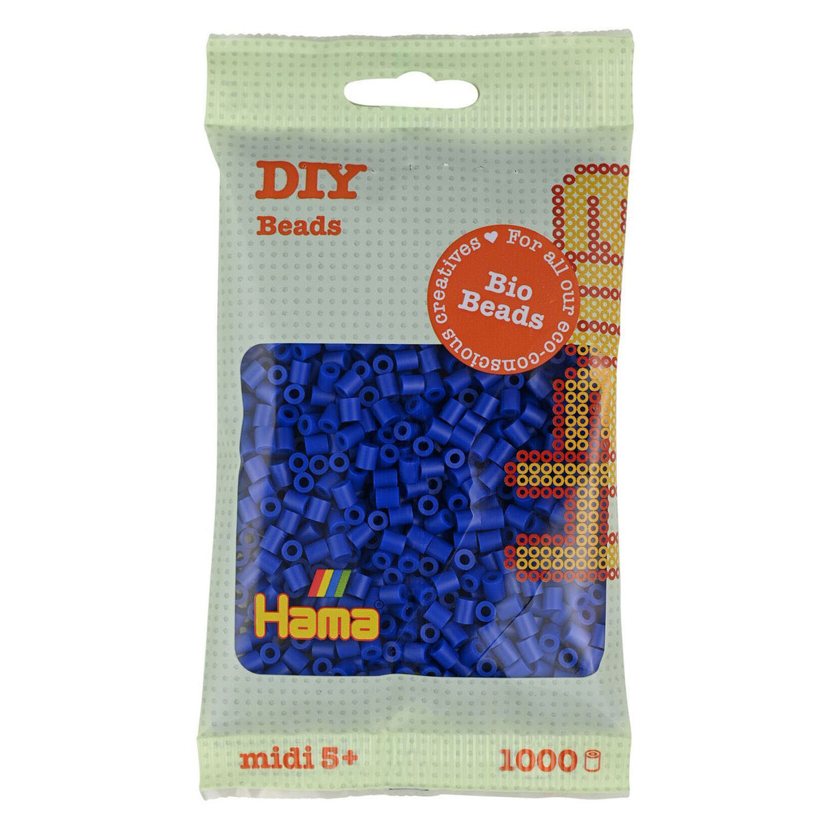 Hama Bio String Beads - Azul (008), 1000.